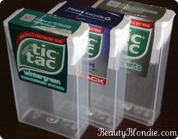 Tic Toc Containers Used For Organizing At BeautyBlondie.com