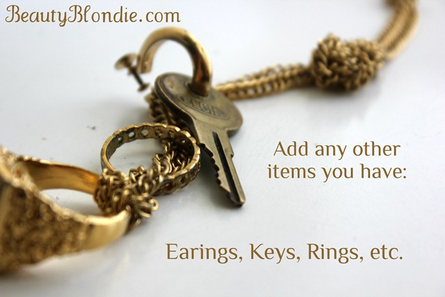 Add any other items you have to your gold necklace at BeautyBlondie.com