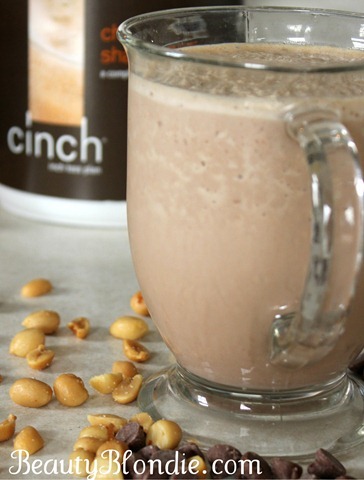 Chocolate Cinch Shake With Peanut Butter at BeautyBlondie.com