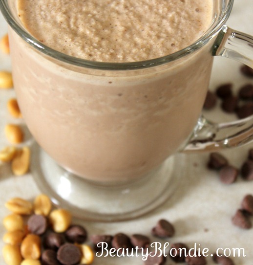 Chocolate Peanut Butter Chocolate Cinch Protein Shake at BeautyBlonide.com