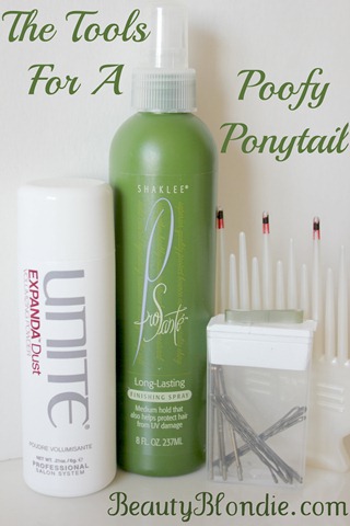 The Tools For a Poofy Ponytail, A Must Try