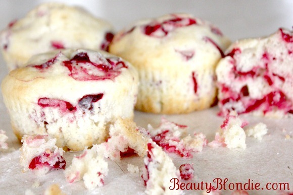 Easy and Basic Cranberry Muffins 