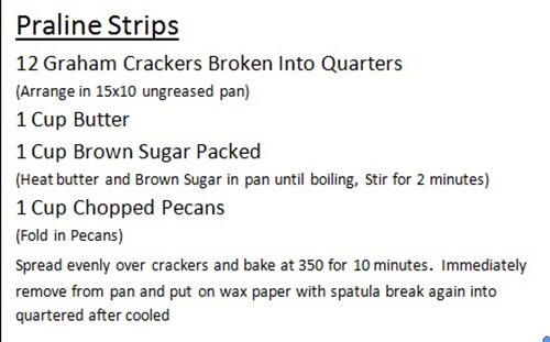 Praline Strips