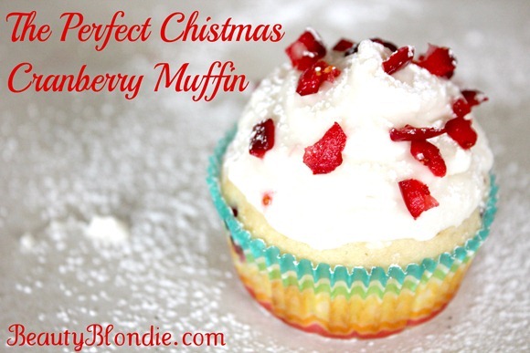 The Perfect Chistmas Cranberry Muffin