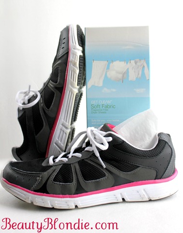 Are you looking to get rid of the smell in your shoe. Get Clean Dryer Sheets will do the Trick