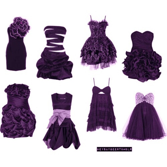 Short Purple Dresses