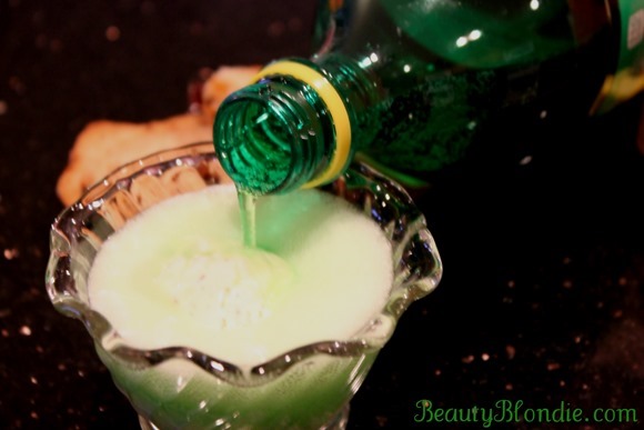 Green River Float this the easiest thing to make for St Patrick's Day!  