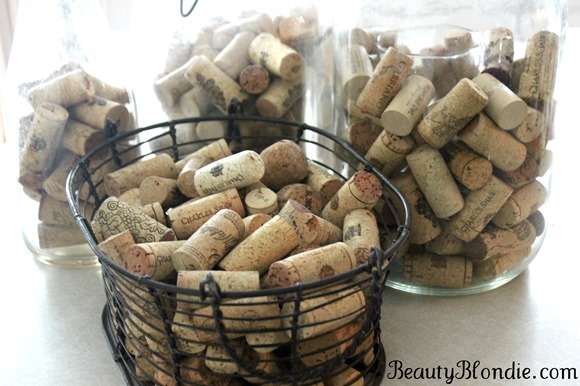 A collection of corks I gathered from around the house