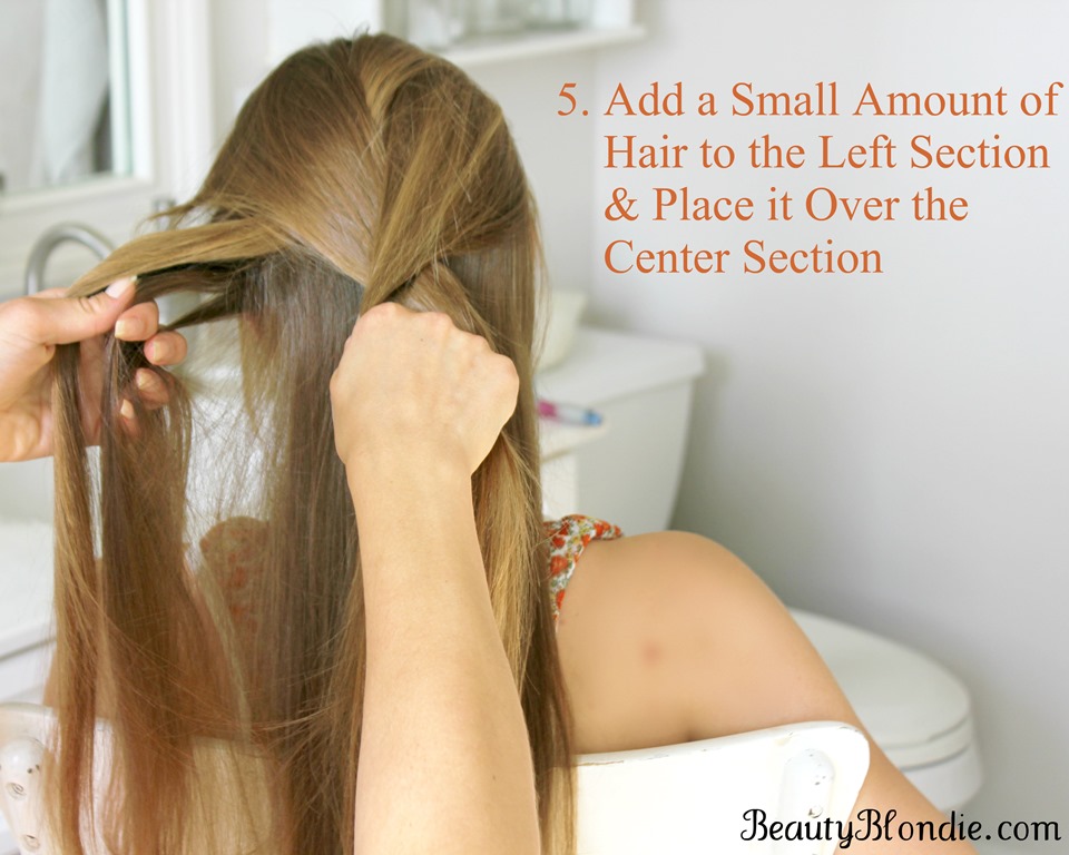 French Braid your hair in 7 Simple Steps {With a Video}