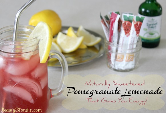 Try making Pomegranate Lemonade that gives you energy all day long! 