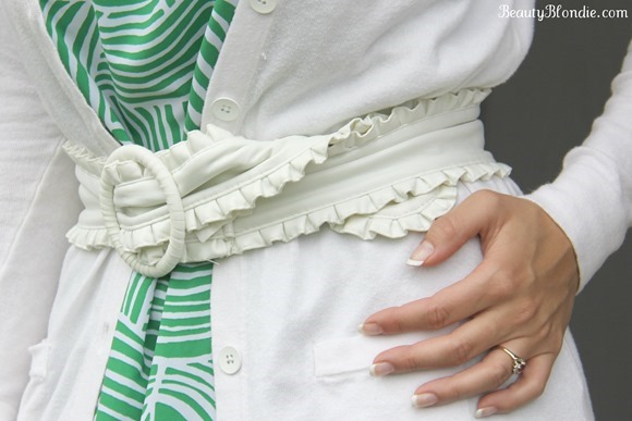 Adding a belt to a mazi dress is the perfect way to cinch your waist. 