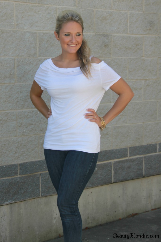 Jeans and a White T-Shirt