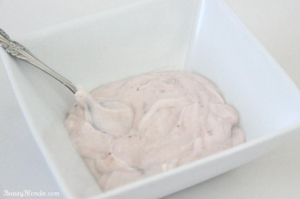 Start with a bowl of yogurt.