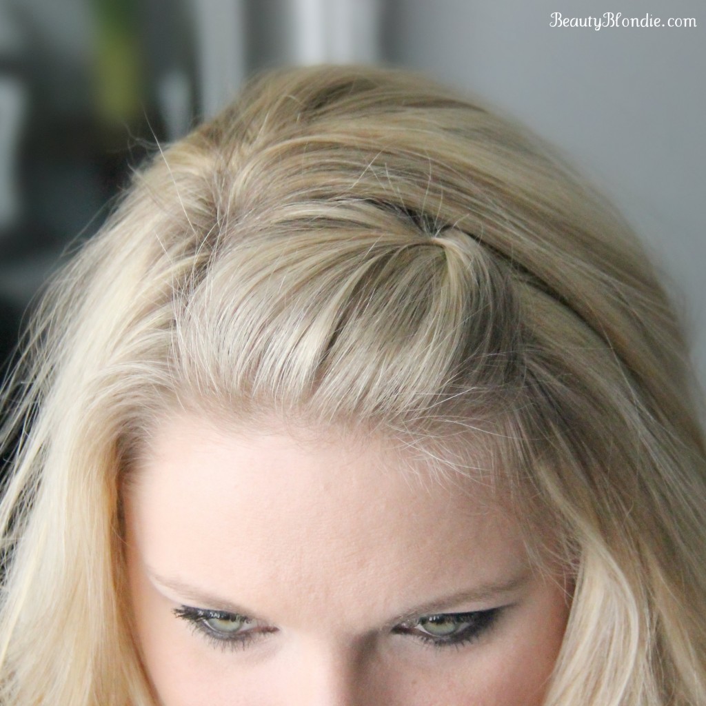 The perfect side bang pin back tutorial