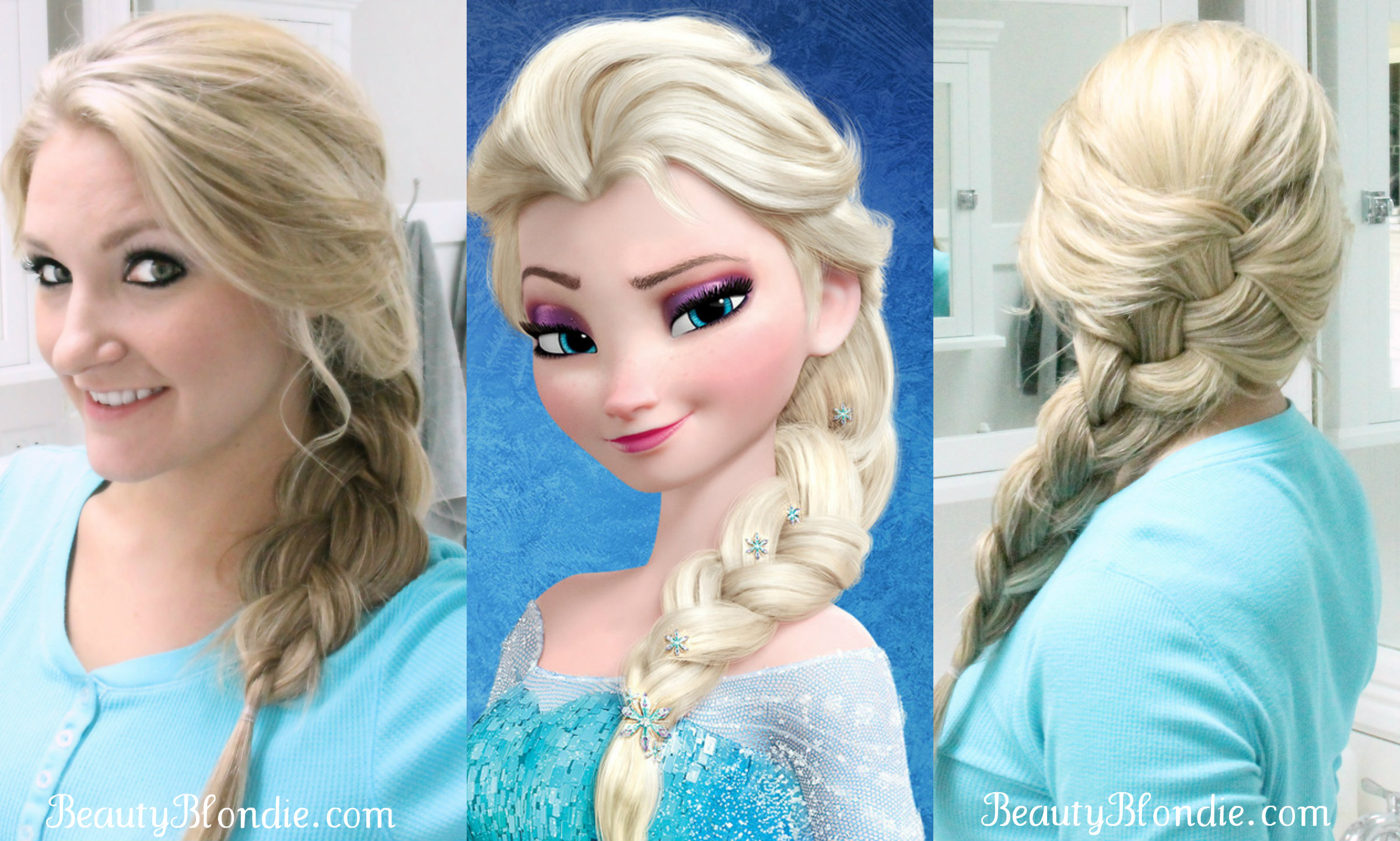 Elsa's French Braid {Hair Style Video}