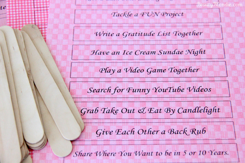 33 Date Night ideas FREE PRINTABLE