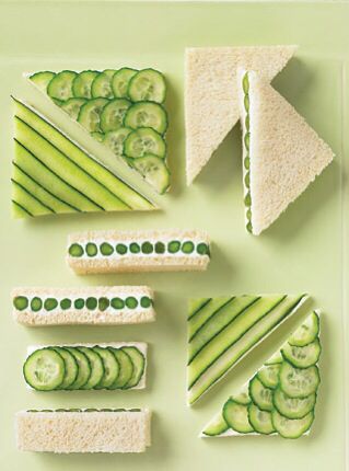 Cucumber sandwiches