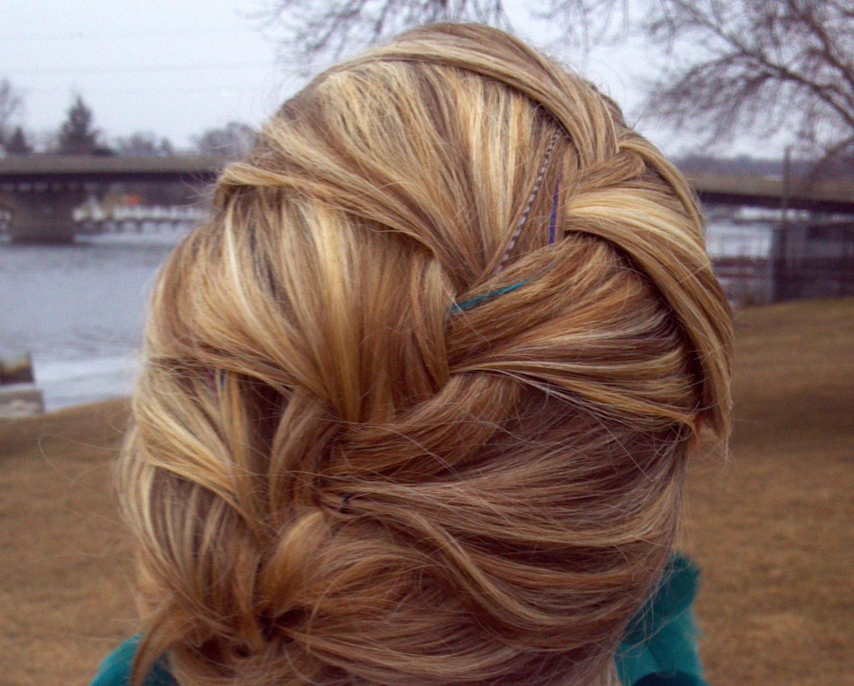 A Simple Braided Updo!