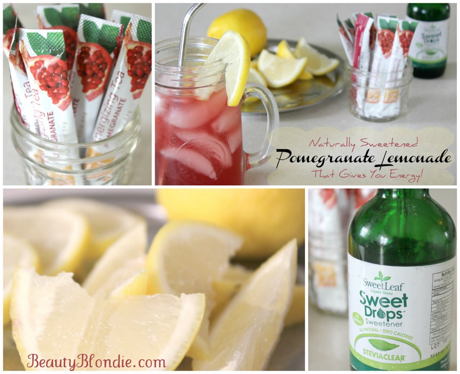 The Most Amazing Pomegranate Lemonade {That gives you energy}