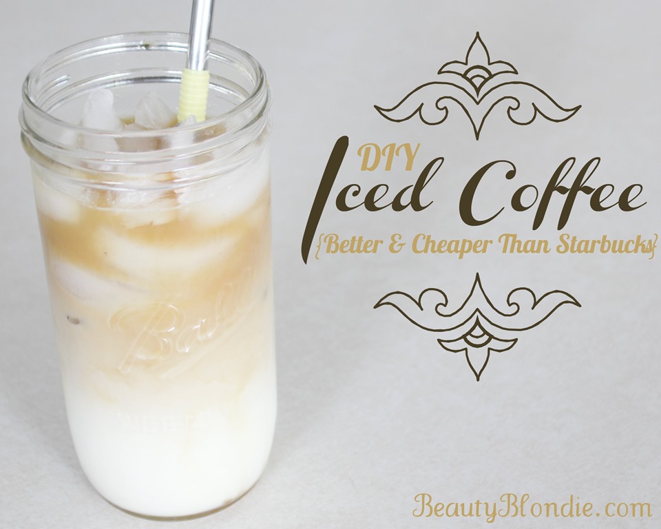 2 Minute Iced Coffee for Less Than 1 Dollar {Better & Cheaper than Starbucks}