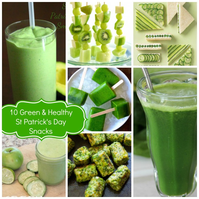 10 Green and Healthy St Patrick’s Day Snacks